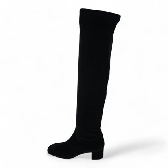 Giuseppe Zanotti Velvet Over the Knee Boots - Picture 3 of 9